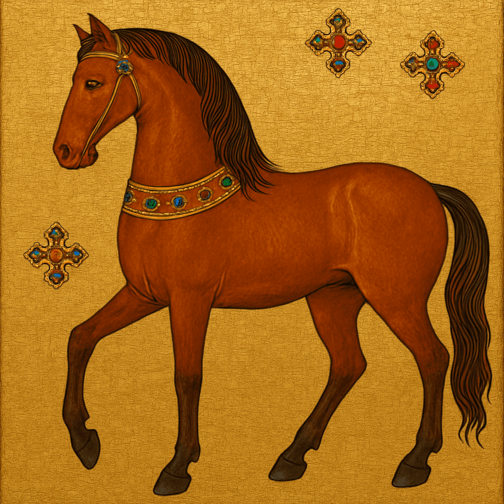 Gold-Encrusted Icon