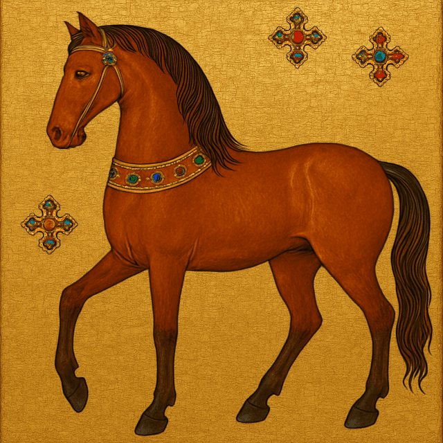 Gold-Encrusted Icon