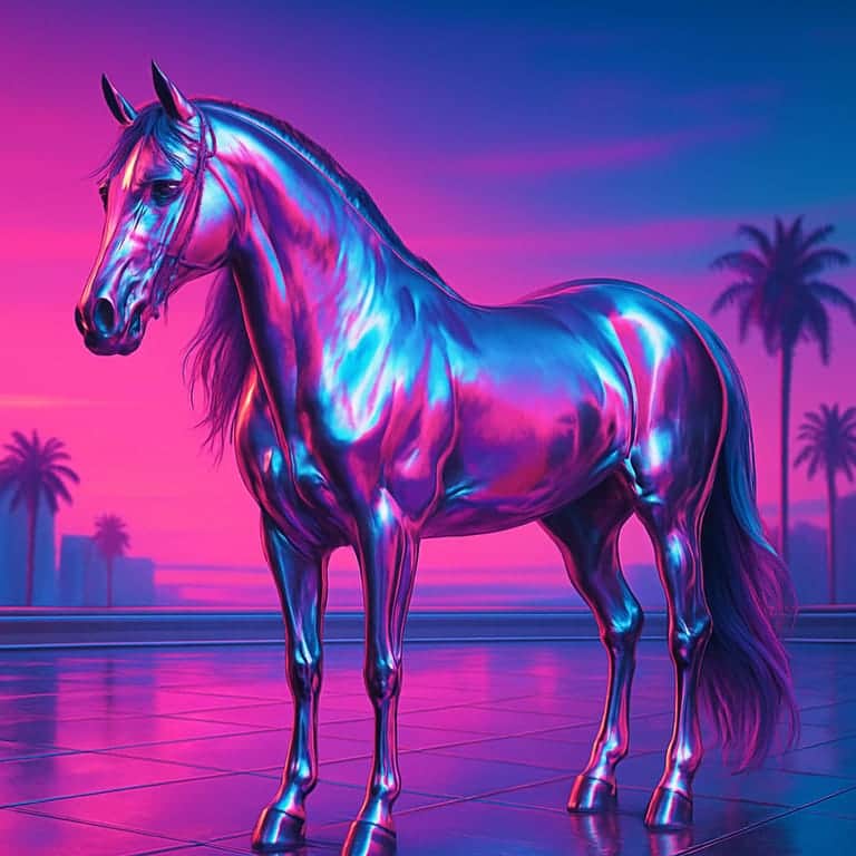 Vaporwave Chrome Dream