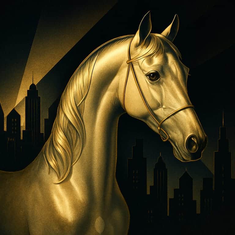 Art Deco Skyline Glam