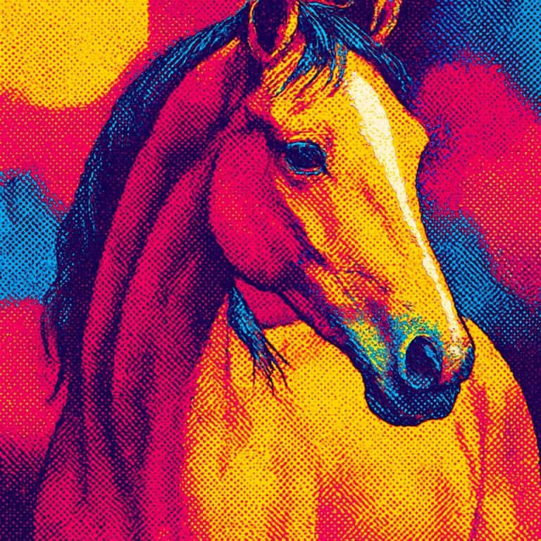 Pop Art Offset Halftone